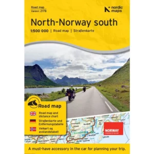 Veikart Nord-Norge Sør - Veikart Norge - Lnr 2178