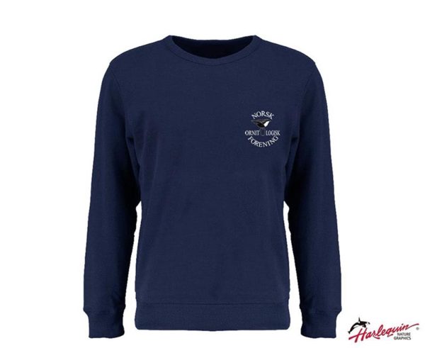 Sweatshirt Norsk Ornitologisk Forening XL - Marineblå farge med logo