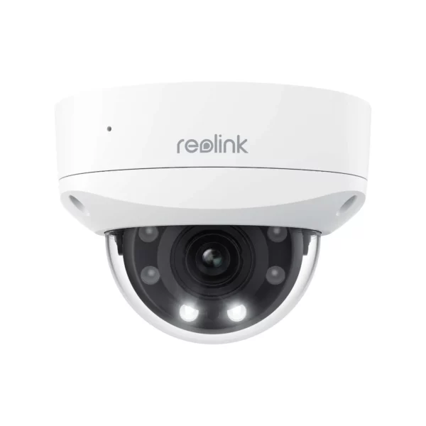 Reolink RLC-843A (P437) 4K dome PoE kamera med 5X optisk zoom, AI og Spotlys