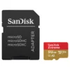 Sandisk MicroSDXC Extreme 512GB Adapter 190MB/s A2 C10 V30